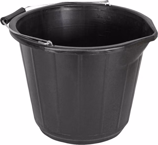 Faithfull General-purpose Bucket, 14 Litre, Black and Multicolour