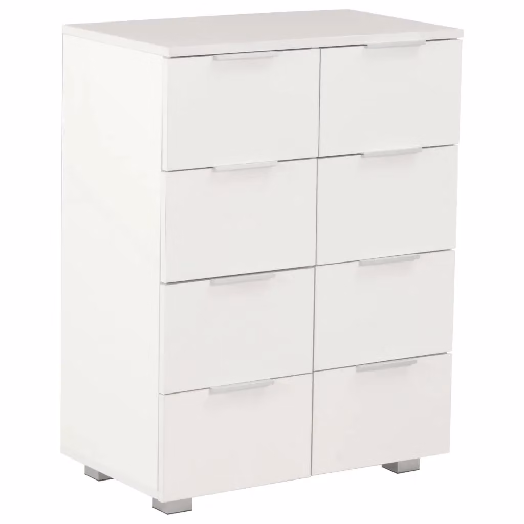 Berkfield Home High Gloss White Modern Sideboard in Engineered Wood W/D/H: 60 x 35 x 80 cm – 2