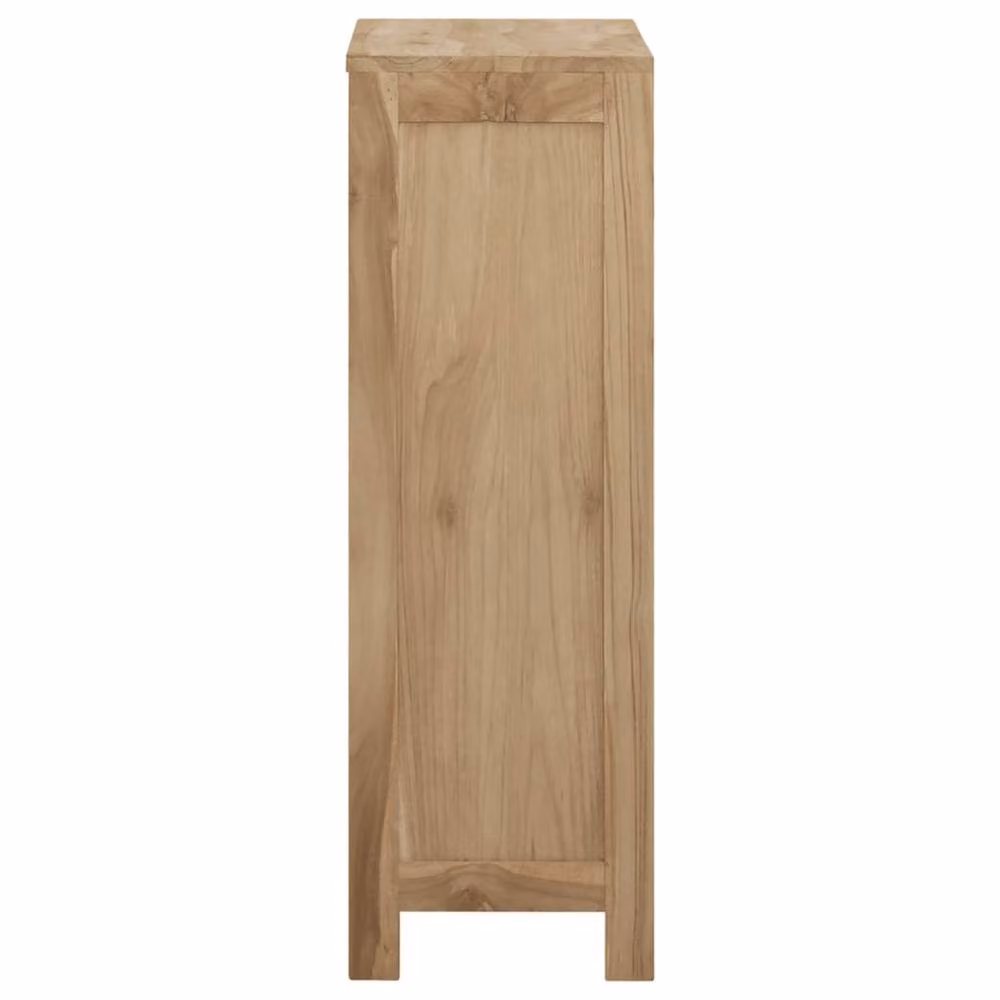 Berkfield Home Solid Wood Teak Chest of Drawers in Brown, W/D/H: 55 x 30 x 90 cm – 3