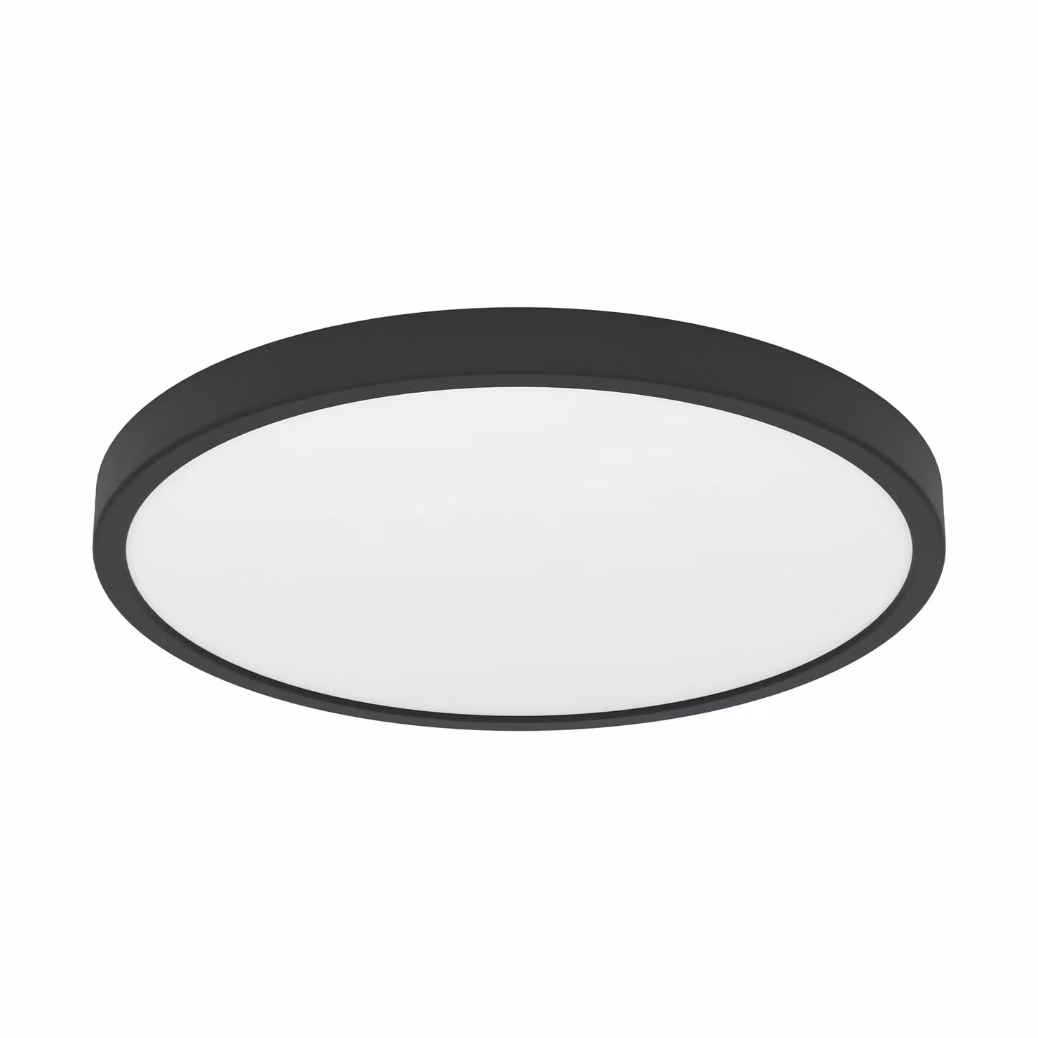 Eglo Fueva 6 Ultra-Slim Round LED Surface-Mounted Ceiling Light, Black – 2
