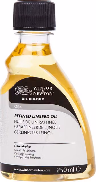 Winsor and Newton Refined Linseed Oil, 250ml