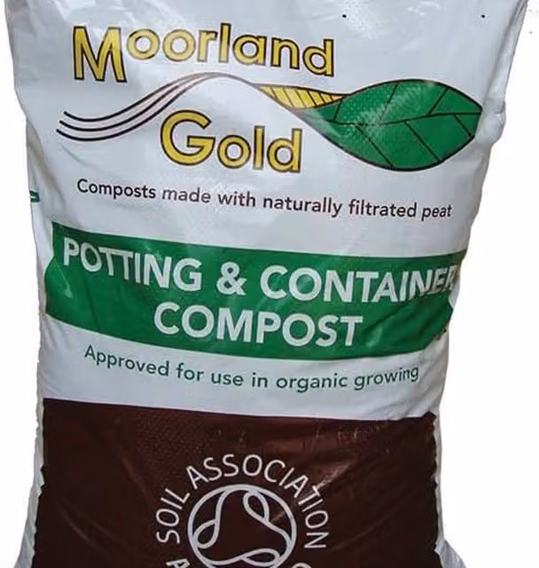 Thompson & Morgan Moorland Gold Potting and Container Compost, 40 l, Brown