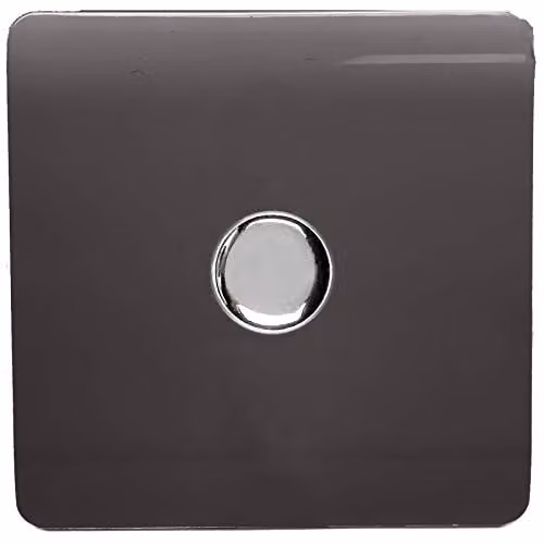 Trendi Modern 1 Gang 2 Way 120w LED Dimmer Switch in Dark Brown – 1