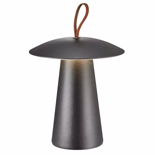 Nordlux Ara Portable LED Outdoor Garden Light, Black Metal, Dimmable, IP54, Warm White 3000k – 1