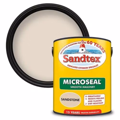 Sandtex Ultra Smooth Masonry Paint in Sandstone, 2.5 l