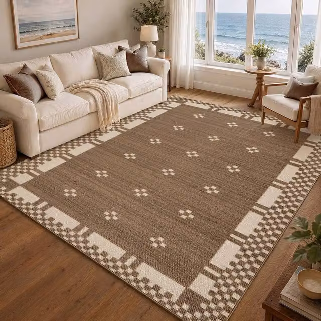 Livabliss Fifth Avenue Diamond Rug in Brown, W/D: 200 x 275 cm – 1