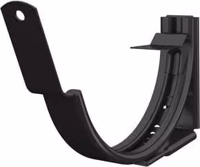 Lindab Steel Gutter Adjustable Fascia Bracket, 125mm, Brown