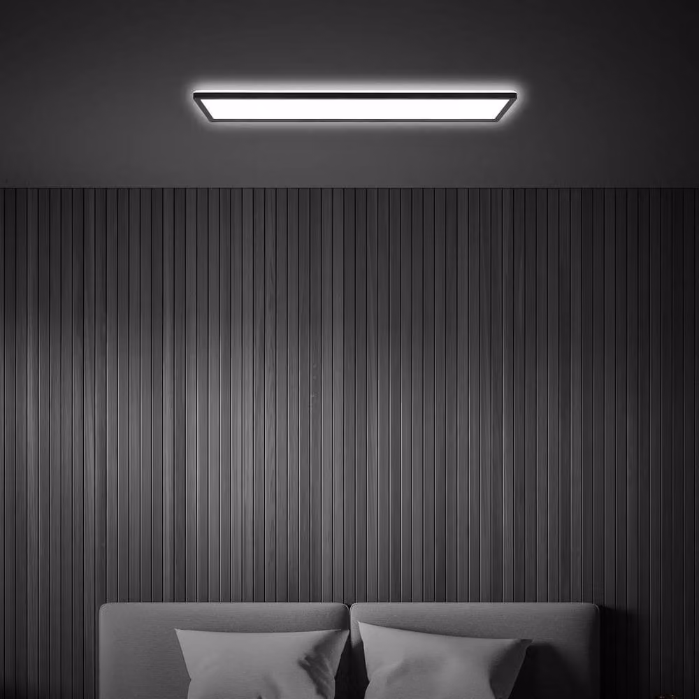 Briloner Ultraslim Black LED Panel, 36W, 4800lm, 4000K, IP20 – 4