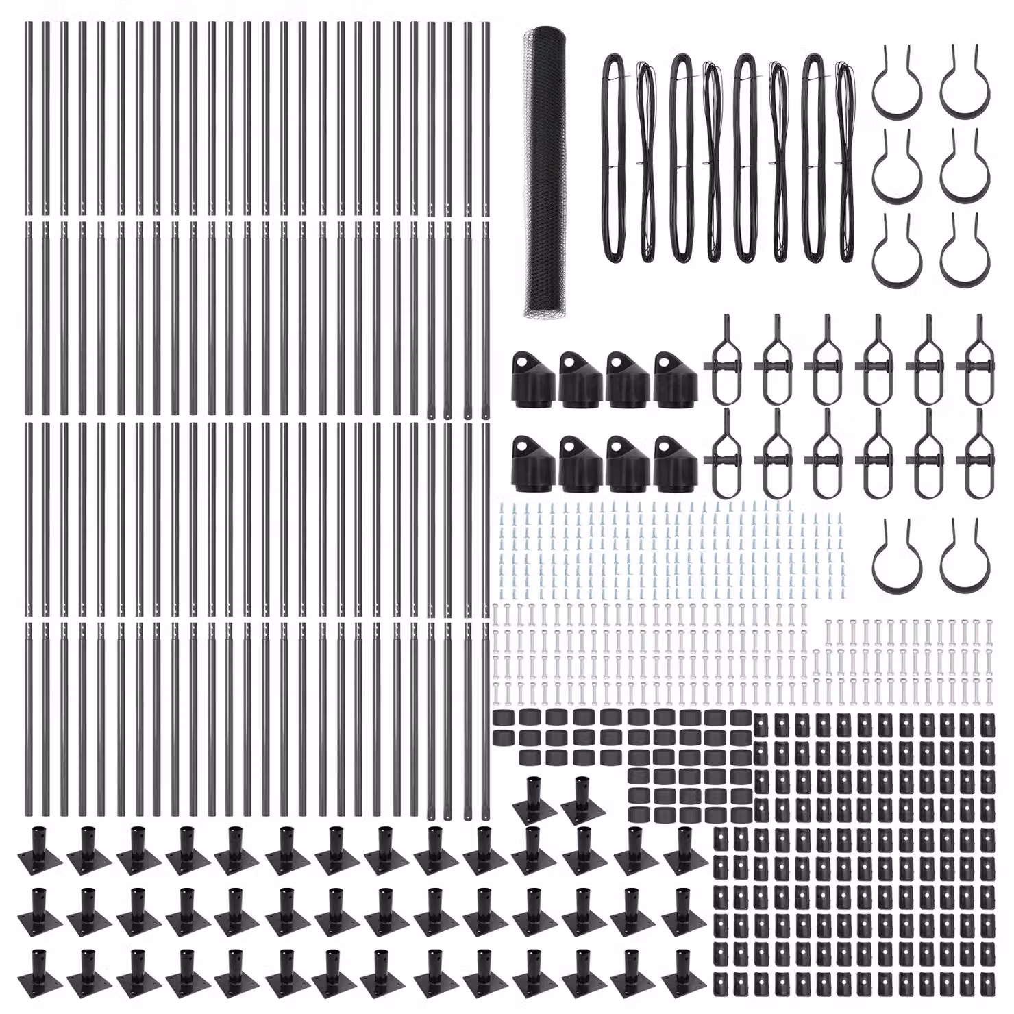 Berkfield Home Grey Steel Hexagon Fence, H: 120 cm x W: 100 m – 3