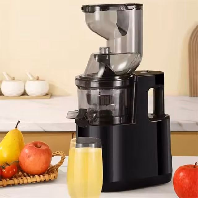 Havendro Electric Slow Masticating Fruit Juice Squeezer in Black
