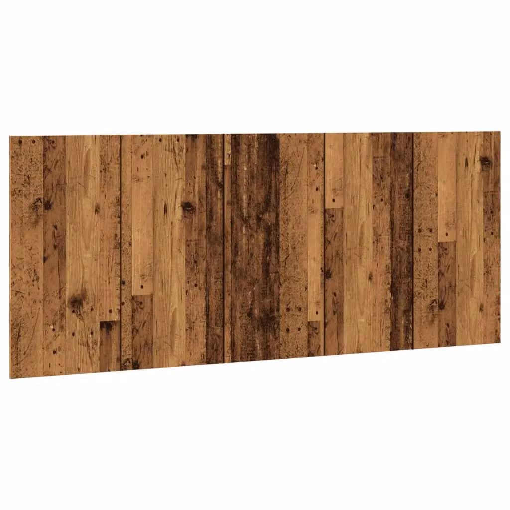 Berkfield Home Rustic Old Wood Bed Headboard in Brown, W: 200 cm, D: 1.5 cm, H: 80 cm – 2