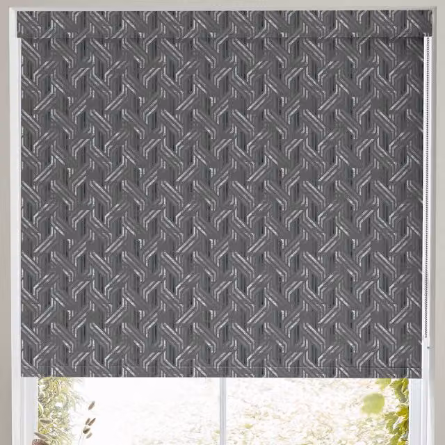 Terrys Made to Measure Blackout Roller Blind in Anthracite Grey