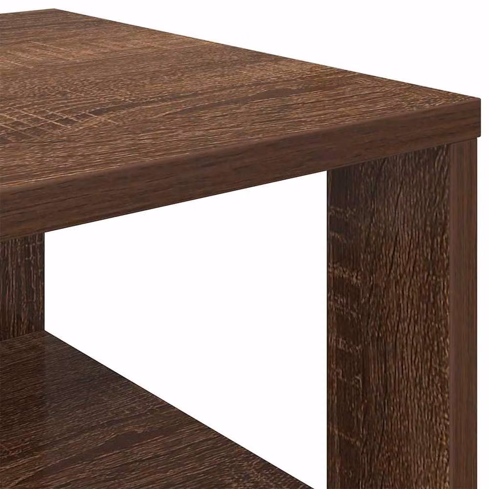 Berkfield Home Oak Shoe Rack in Brown, W/D/H: 61 x 32 x 87.5 cm – 4