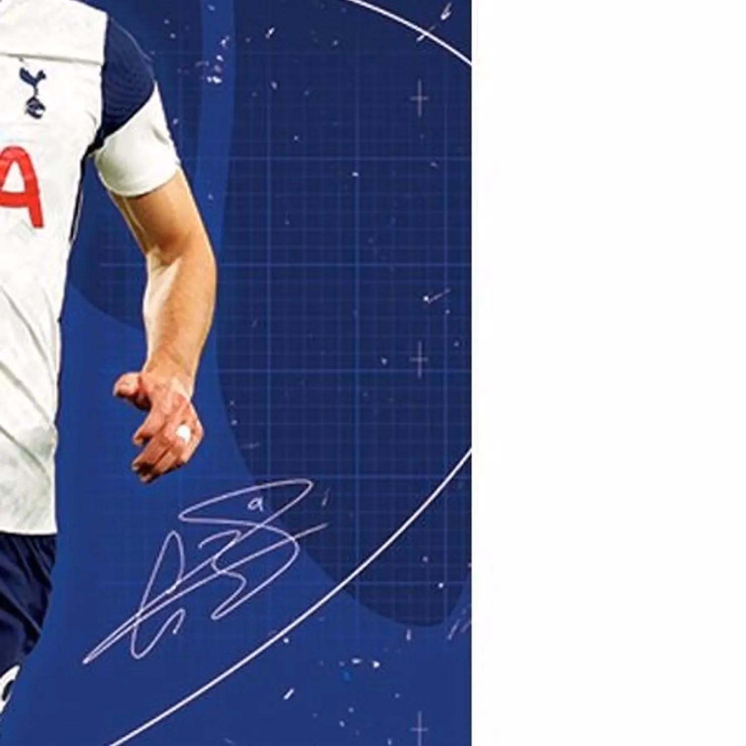 Tottenham Hotspur FC Gareth Bale Paper Poster in Blue – 2