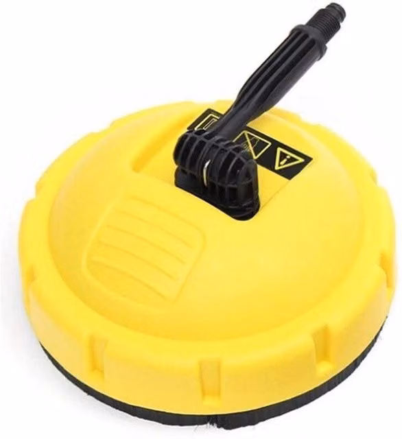 FLAVORA Rotary Surface Patio Cleaner Pressure Washer Attachment, Yellow, W: 100 cm, D: 15 cm