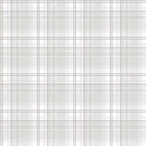 Galerie Nordic Elements Grey Tartan Design Non-Woven Wallpaper, W: 53 cm, L: 10 m