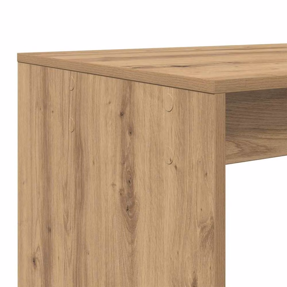 Berkfield Home Artisan Oak Writing Desk in Brown – 6