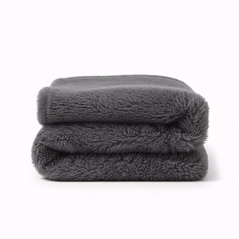 Snug City Extra Fluffy Grey Plush Throw Blanket, W/D/H: 150 x 200 cm – 2