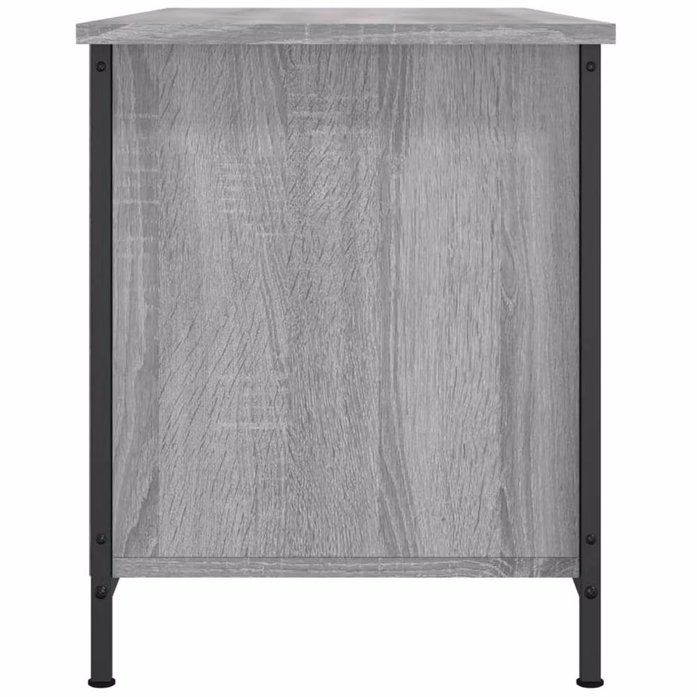 Berkfield Home Grey Sonoma TV Cabinet in Engineered Wood W/D/H: 100 x 40 x 50 cm – 4