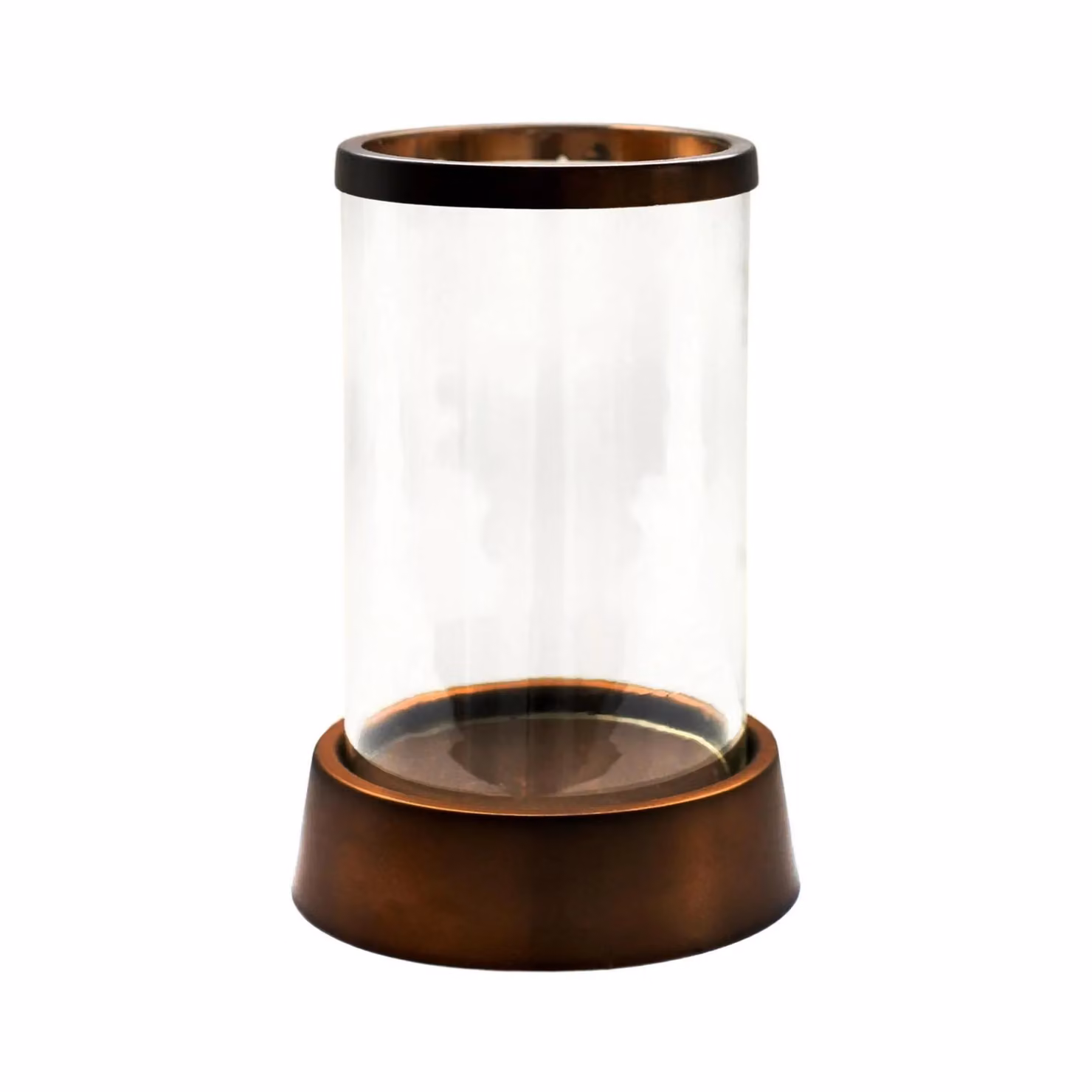 Ivyline Hampton Hurricane Lantern in Bronze, H: 28 cm, W: 18 cm – 2