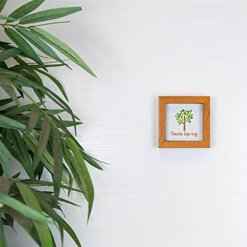Nicola Spring 3D Shadow Box Photo Frames, Pack of 2, Brown, W/D/H: 10 x 10 x 3.5 cm – 2
