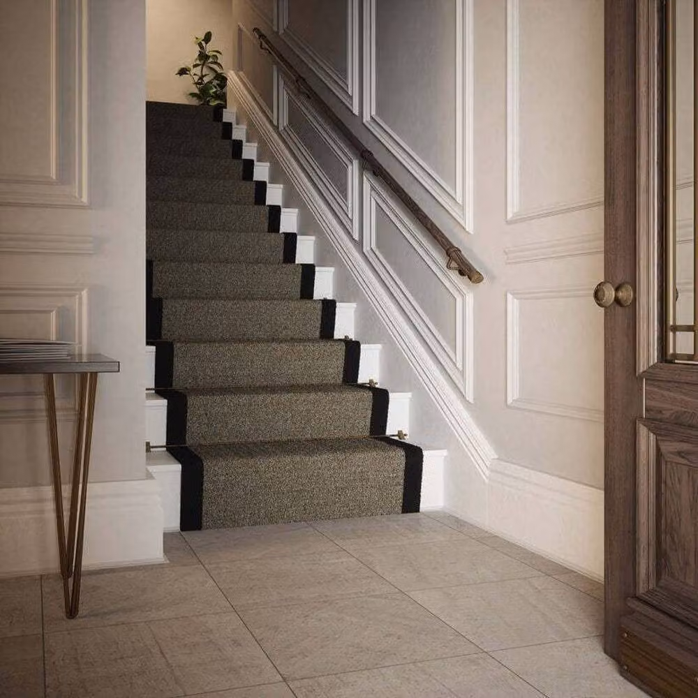 Rothley Ebony Wood Premium Easy Install Indoor Wooden Stair Handrail Kit, 3.6m, Brown – 3