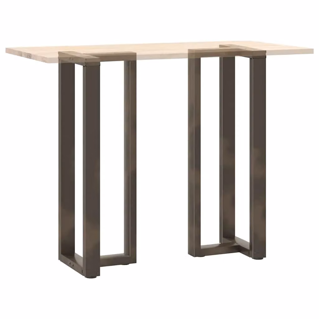 Berkfield T-Shaped Home Bar Table Legs, 2 Pieces, Black Steel, W: 40 cm, D: 35 cm, H: 110-111 cm – 3
