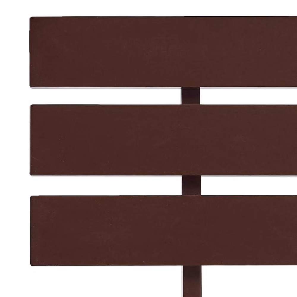 Berkfield Home Solid Pine Wood Bed Frame, Brown, W: 140 cm, D: 200 cm, H: 66 cm – 3
