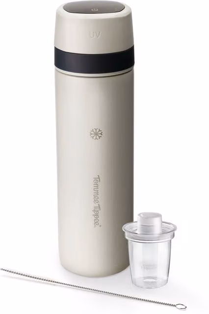 Tommee Tippee PrepGo Portable 2-in-1 Formula Feed Maker with Built-in UV Steriliser, White