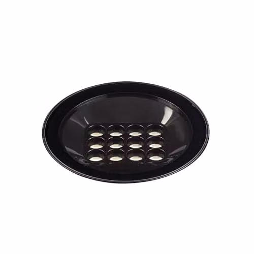 Netlighting Tras25 Black LED Outdoor Recessed Ground Lamp, 25W, 3000K Warm White, 2580Lm, IP67