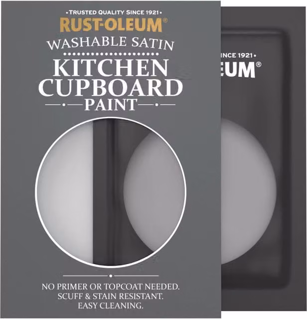 Rust-Oleum Kitchen Cupboard Satin Finish Tester Sachet, Iris Purple, 10ml