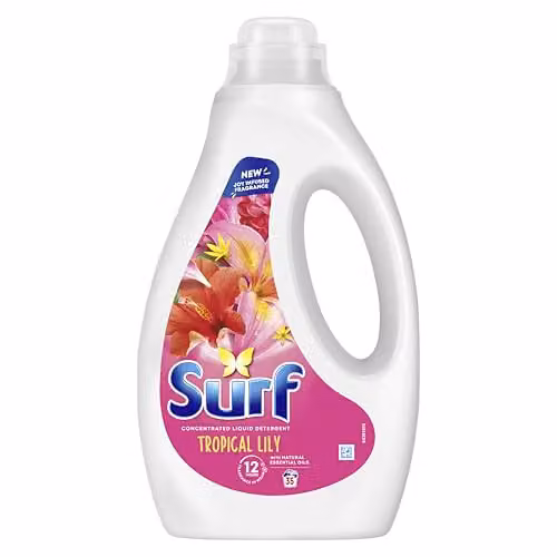 Surf Tropical Lily Liquid Laundry Detergent, Pink, 35 Washes – 1