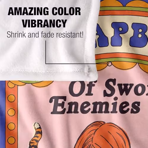 Steven Rhodes Scrapbook Of Sworn Enemies Super Soft Fleece Throw Blanket, Multicolour, W/D/H: 152 x 127 cm – 4