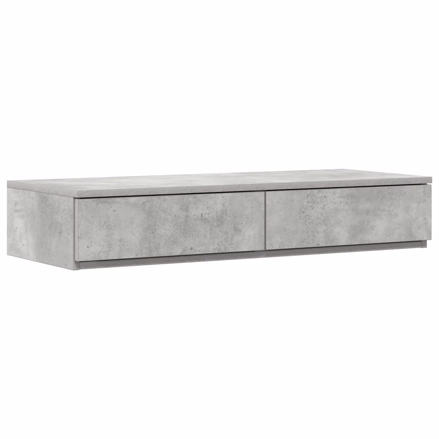 Berkfield Home Bed Drawers in Concrete Grey, W: 80 cm, D: 36.5 cm, H: 16.5 cm – 1
