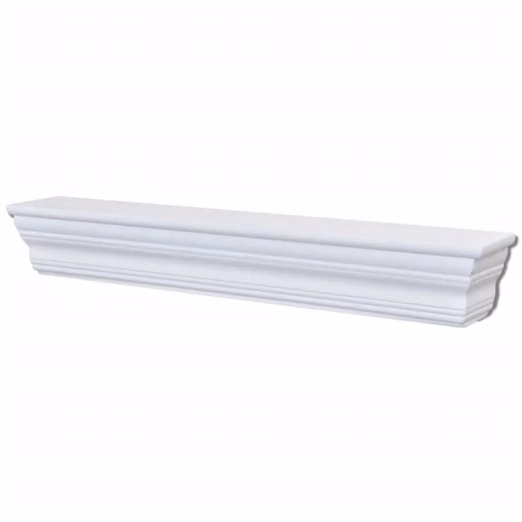 Berkfield Home Aaliyah Wall Mounted Shelves, 2 Pack, White – 2