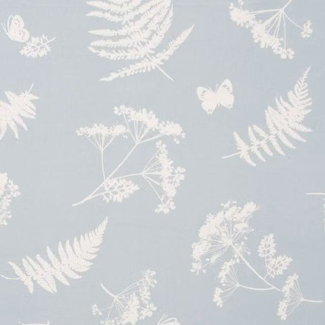 Clarke & Clarke Moorland Fabric in Duckegg Blue
