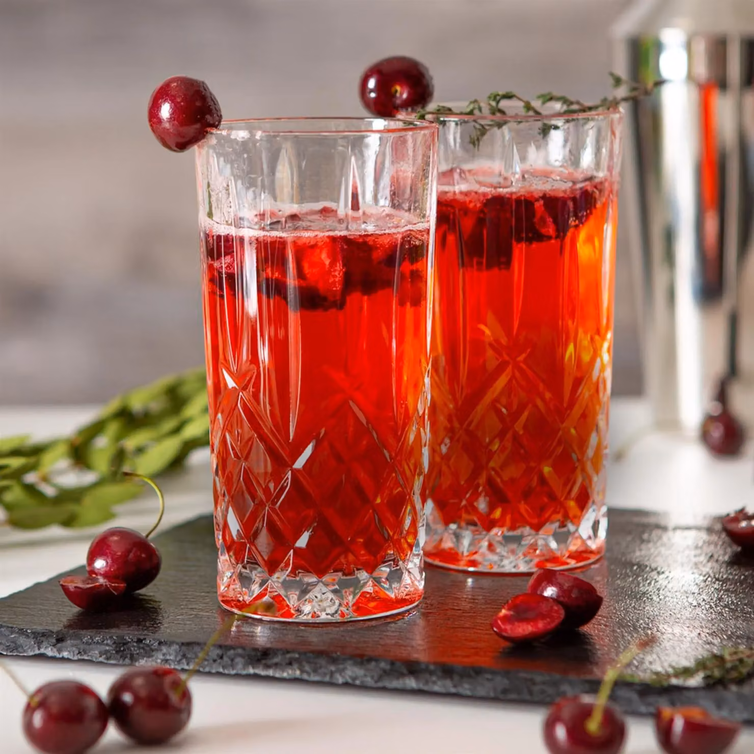 RCR Crystal Orchestra Set of 12 Clear Cut Glass Highball Cocktail Tumblers, 396 ml each – 3
