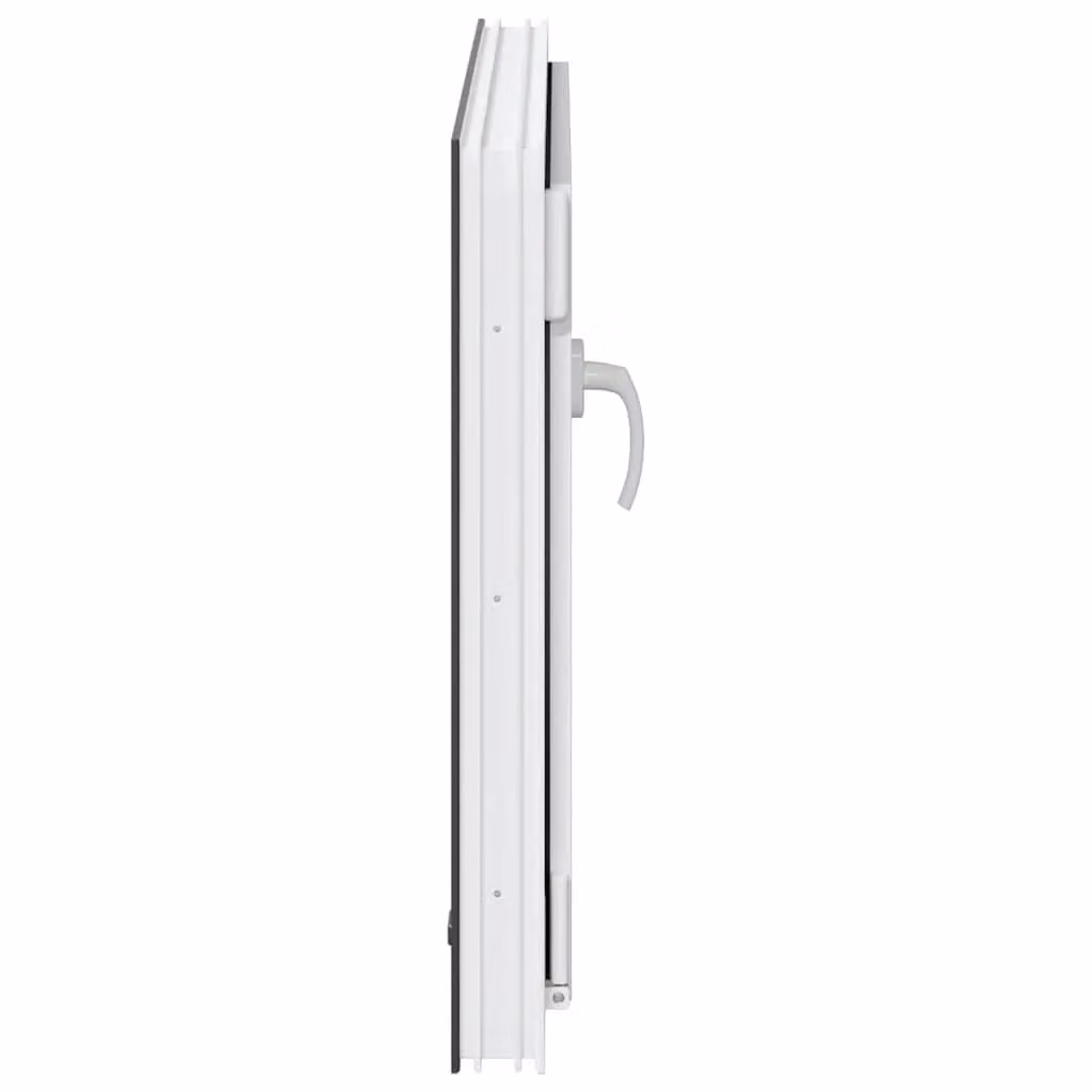 Berkfield Home RISOR Anthracite Plastic Basement Tilt and Turn Window, DIN Left, W: 80 cm, H: 60 cm