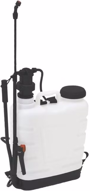 Oypla 16L Manual Knapsack Garden Pressure Sprayer in White – 1