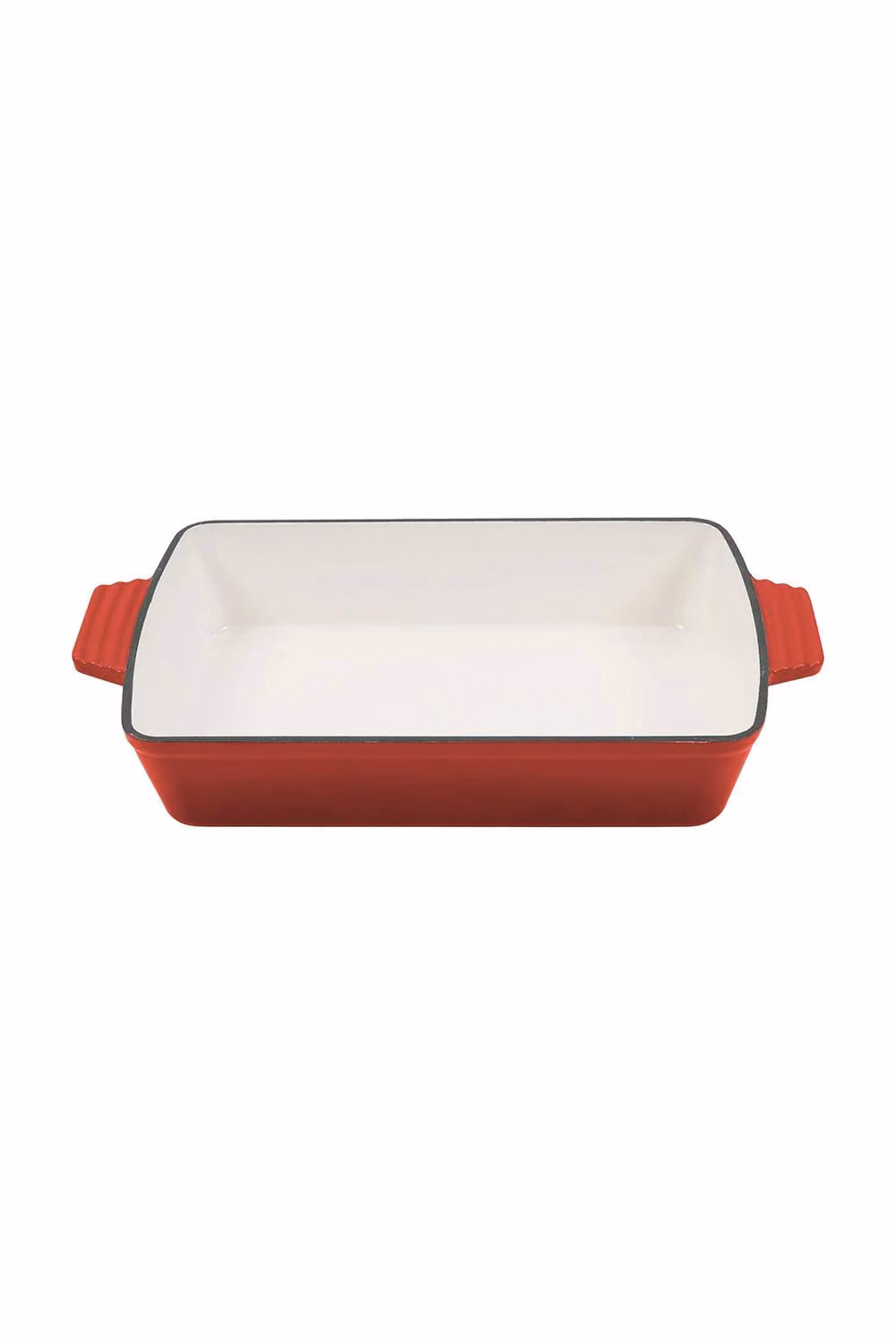 Living and Home Enamelled Cast Iron Roasting Pan, Red, 3.7 l – 2