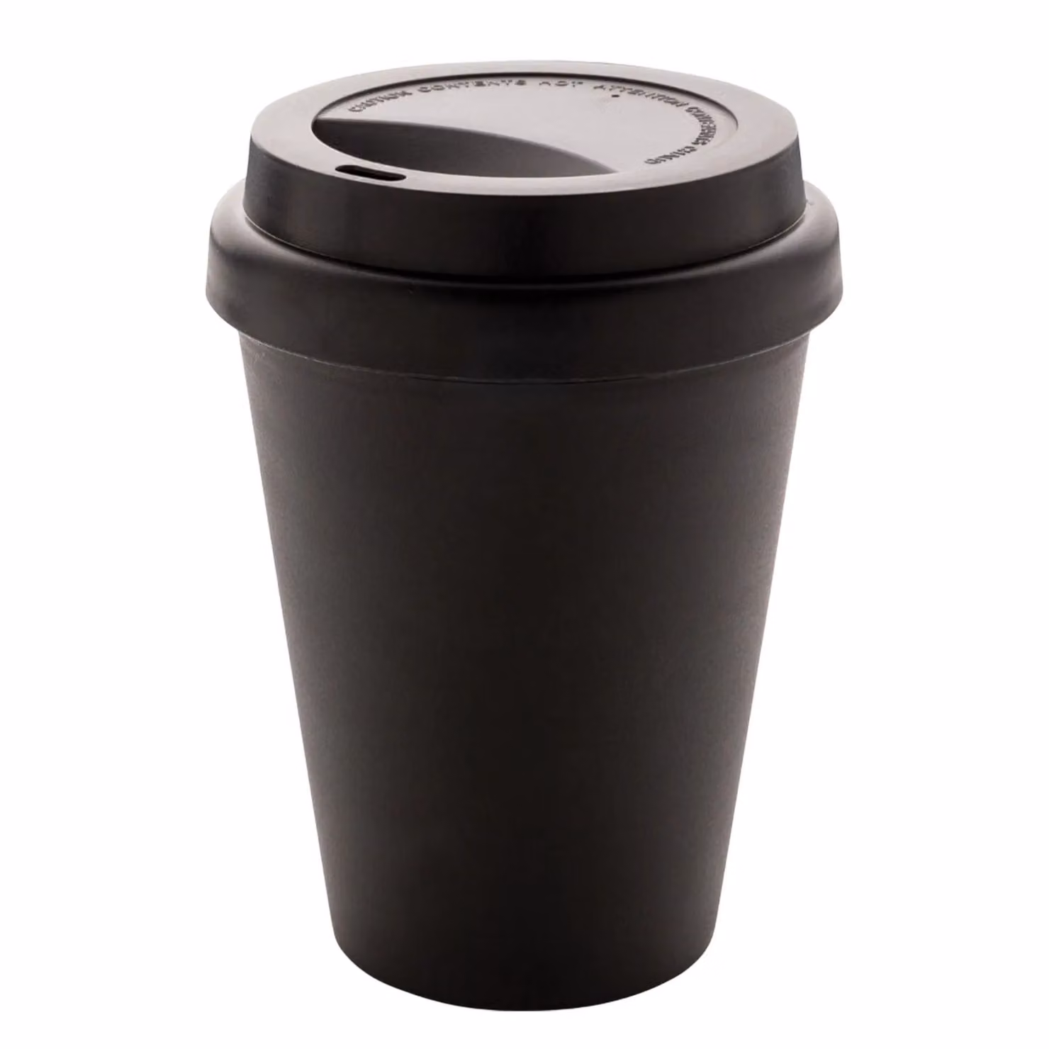 XD Design Double-Walled Reusable Coffee Mug with Lid, Black, 300 ml – 2