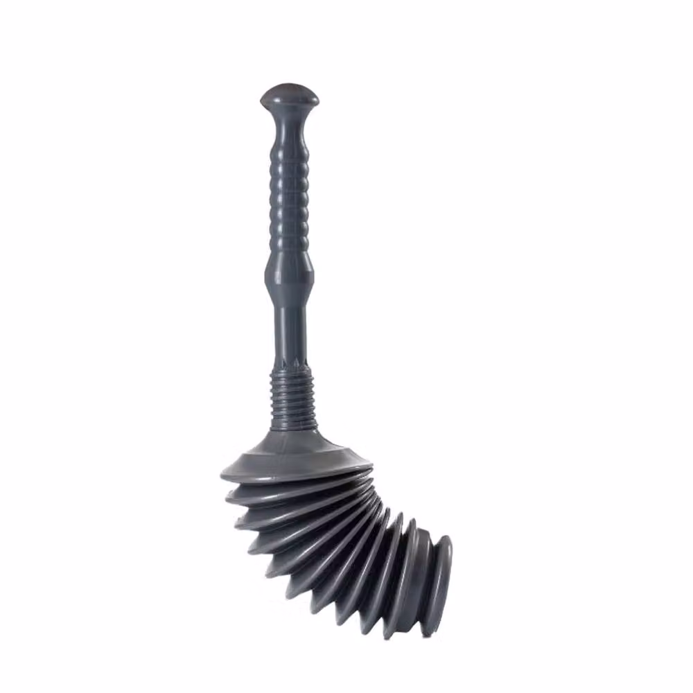 Buffalo Plastic Toilet Plunger, Grey, Height: 51 cm – 2