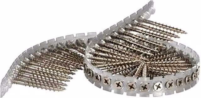 SENCO Duraspin Collated Phillips Chipboard Screws, Galvanised, Silver