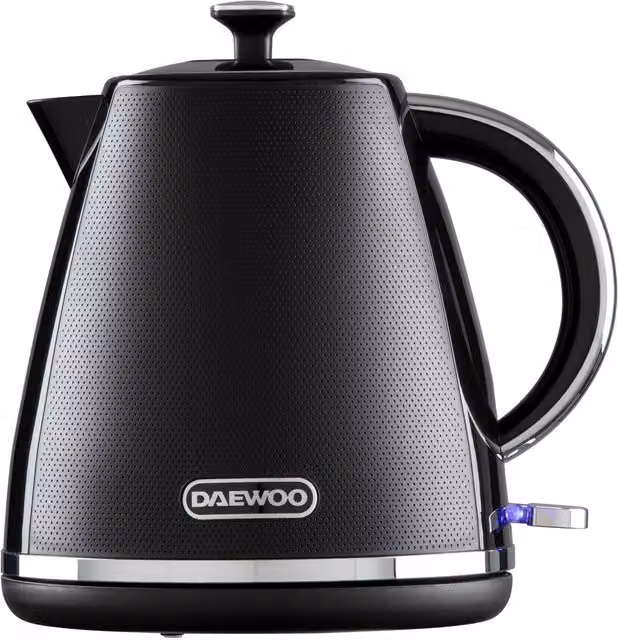 Daewoo Stirling Pyramid Kettle, 1.7 Litre, Black – 5