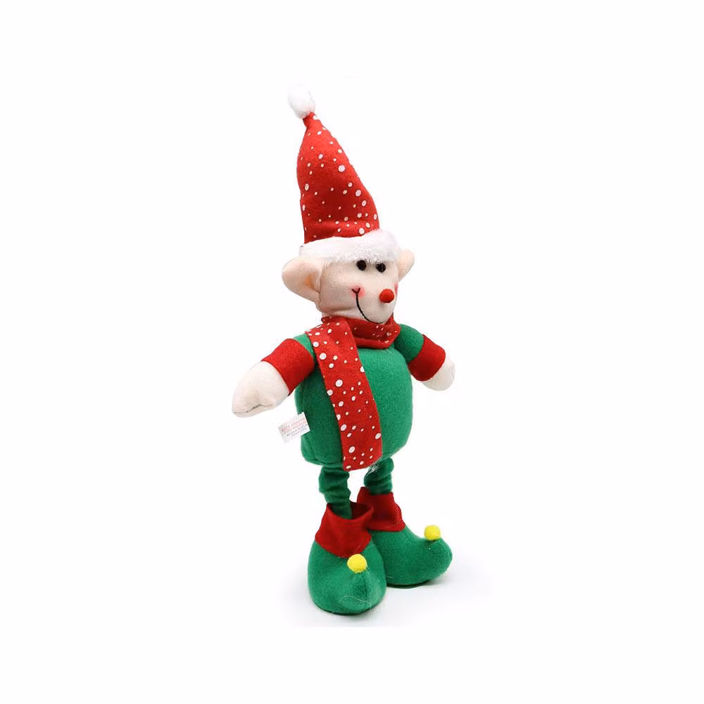 Voltico Green and Multicolour Extendable Christmas Elf Tabletop Standing Decoration, Height: 45 cm – 2