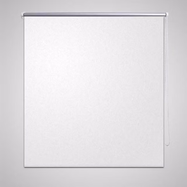 Berkfield Home White Thermal Insulating Blackout Roller Blind W: 160 cm, H: 175 cm