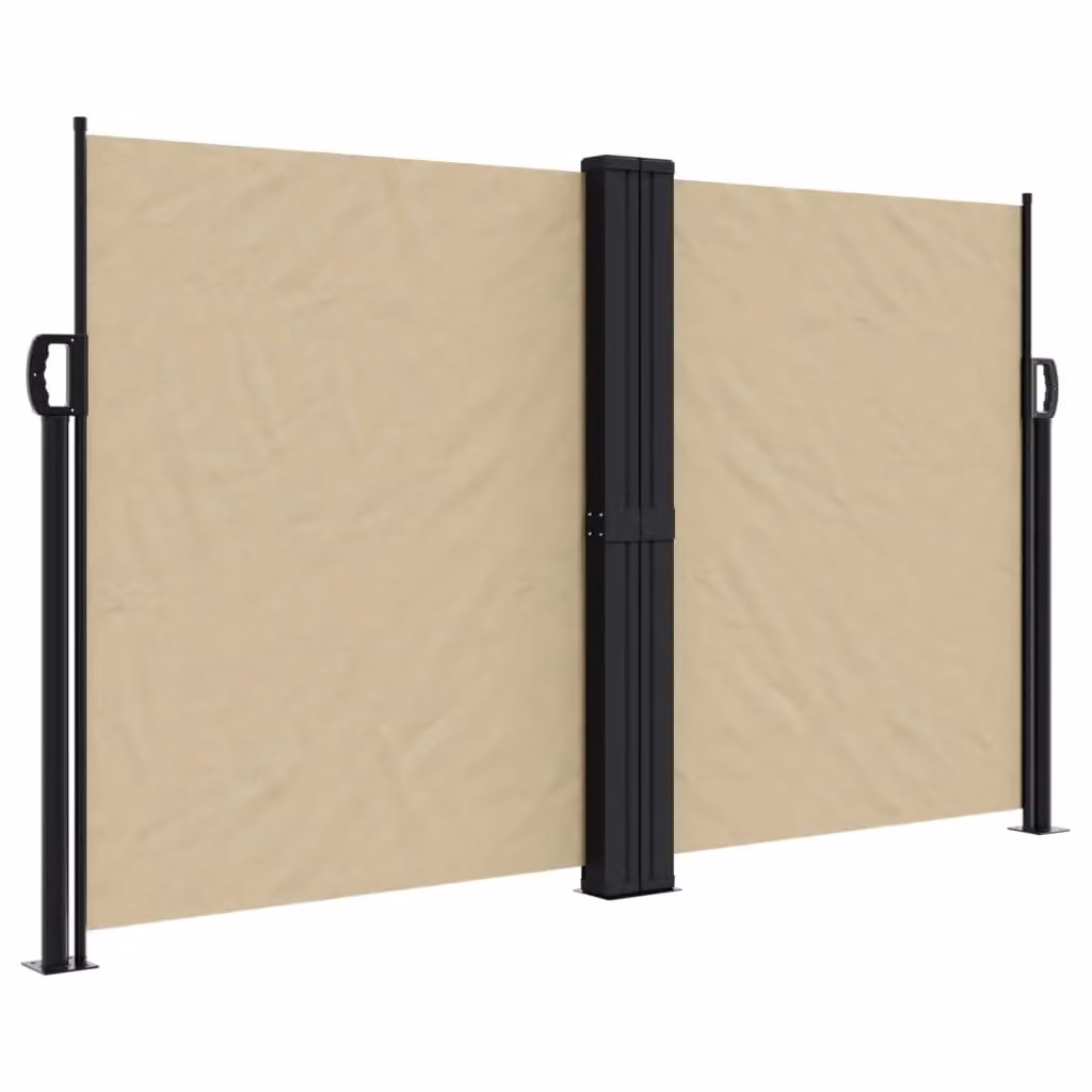 Berkfield Home Retractable Side Awning in Beige, W/H: 600 x 140 cm – 2