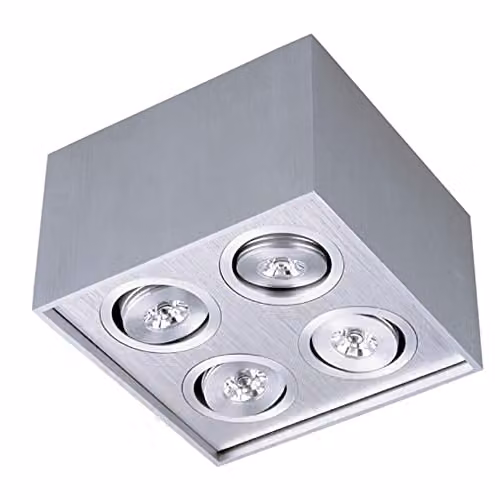 Netlighting Linea Verdace LED Surface Mounted Downlight in Grey Aluminium