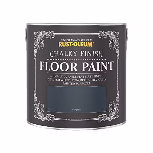 Rust-Oleum Blue Scratch-Proof Water-Based Floor Paint in Matt Finish, 2.5 l – 3