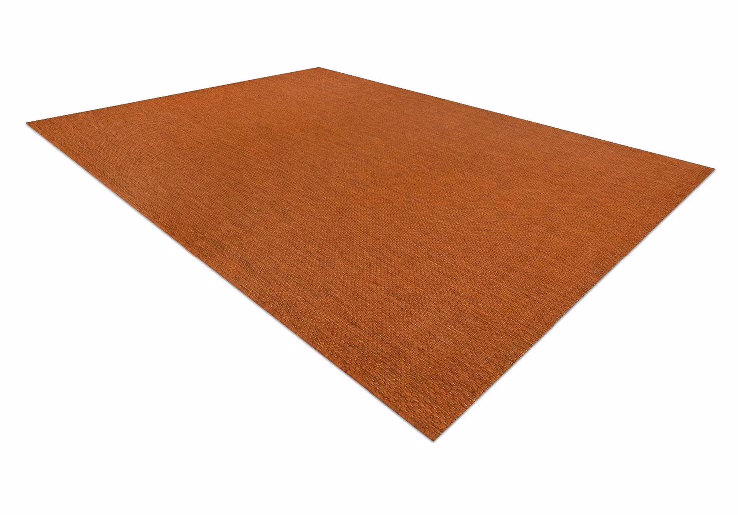 RugsX Orange Plain Rectangular Flat Rug, W/D: 120 x 170 cm – 2